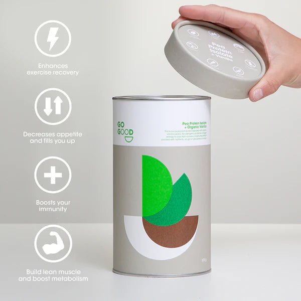 Go Good Plant Protein Isolate + Organic Vanilla 500g