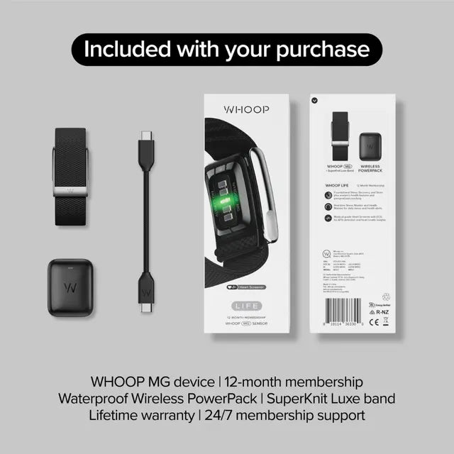 WHOOP Life MG with 12-month membership