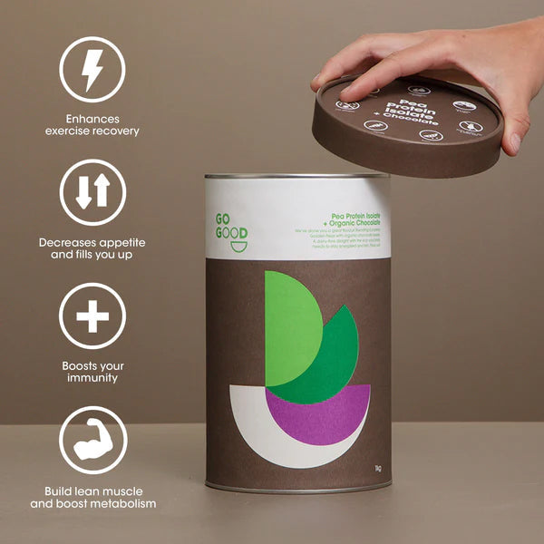 Go Good Plant Protein Isolate + Organic Chocolate 500g